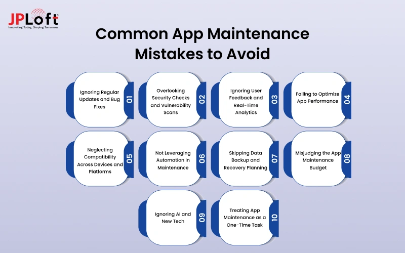 Common App Maintenance Mistakes to Avoid